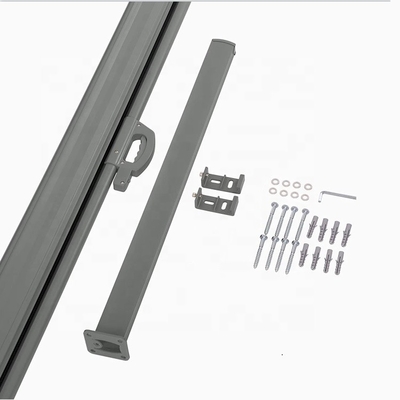 Cassa in alluminio retrattile e supporto per ombrello laterale in tessuto di poliestere da 160*300 cm
