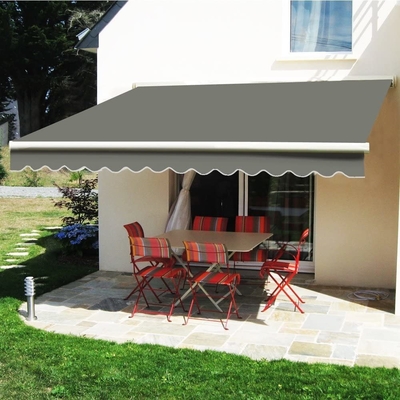 300*200 cm braccio articolato tenda solare retrattile con manubrio a mano e regolazione dell'angolo