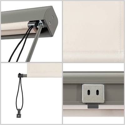 Avvolgimento in polvere retrattile per balcone in alluminio da 160*250 cm