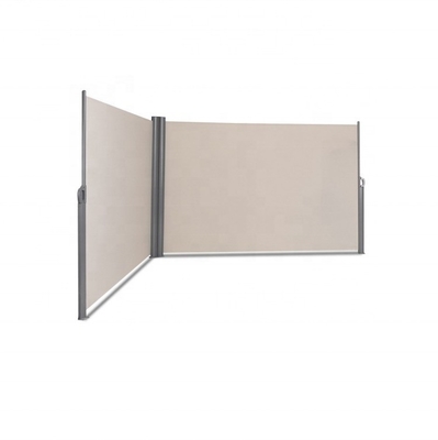 160*600cm doppio retrattile vetro verticale Privacy Divider con telaio in alluminio