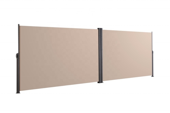 160*600cm doppio retrattile vetro verticale Privacy Divider con telaio in alluminio