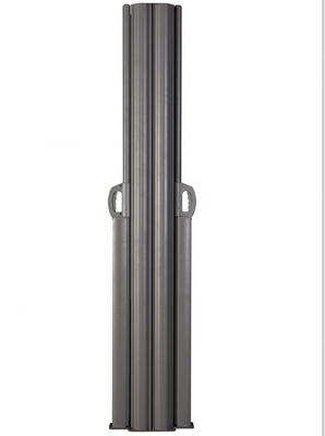 160*600cm doppio retrattile vetro verticale Privacy Divider con telaio in alluminio