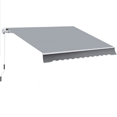 Rifugio esterno manuale retrattile con copertura di tendaggio con dimensioni di 300*200 cm e metodo di funzionamento manuale