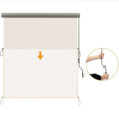 Funzionamento manuale Tende verticali esterne a telaio in alluminio per ombrelloni da sole da balcone