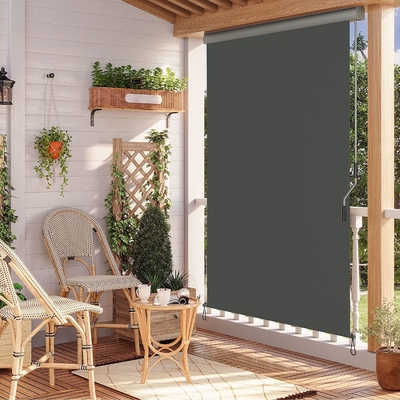 Tondo per schermo a sfondo a rulli ciechi con rivestimento in polvere Finitura vela 160*250cm