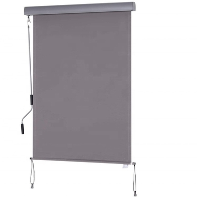 1.6m*2.5m Materiale di vela in poliestere retrattile impermeabile ombra solare goccia verticale telone