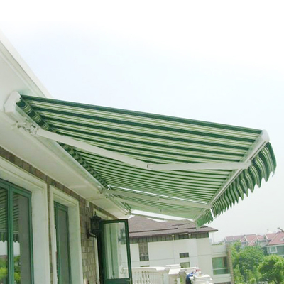 Materiale di vela Tollo retrattile in poliestere per patio balcone Copertura resistente all'acqua UV