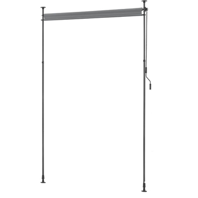 In alluminio 120 x 270 cm Poliestere vela estensibile opaco tenda verticale con manicotto a mano