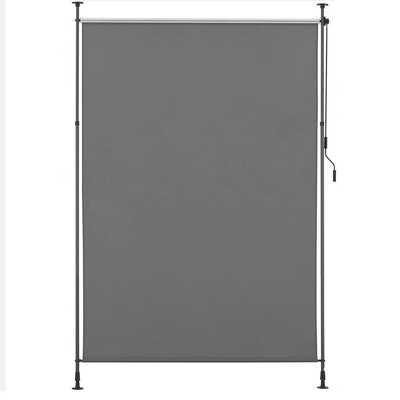 In alluminio 120 x 270 cm Poliestere vela estensibile opaco tenda verticale con manicotto a mano
