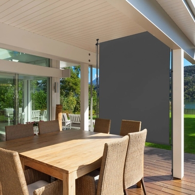 In alluminio 120 x 270 cm Poliestere vela estensibile opaco tenda verticale con manicotto a mano