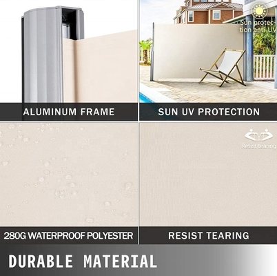 Protezione solare estensibile in alluminio per balcone, patio e giardino 160*300cm