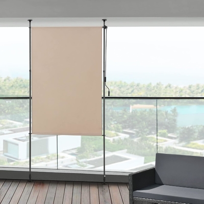 Tissu grigio resistente all'acqua per giardino a balcone