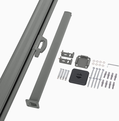 Rivestimento in polvere finitura vela tollerante di avvolgimento laterale per pareti di privacy esterne di patio