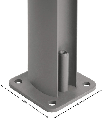 Rivestimento in polvere finitura vela tollerante di avvolgimento laterale per pareti di privacy esterne di patio