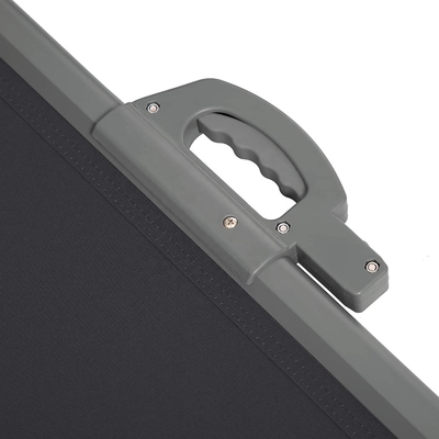 Rivestimento in polvere finitura vela tollerante di avvolgimento laterale per pareti di privacy esterne di patio