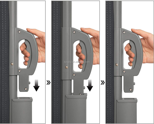 Rivestimento in polvere finitura vela tollerante di avvolgimento laterale per pareti di privacy esterne di patio