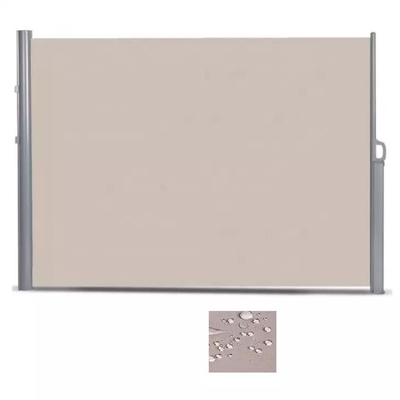 Altezza 160cm Retrattibile Patio Screen Grey Frame 63x118inch Privacy Screen per giardino